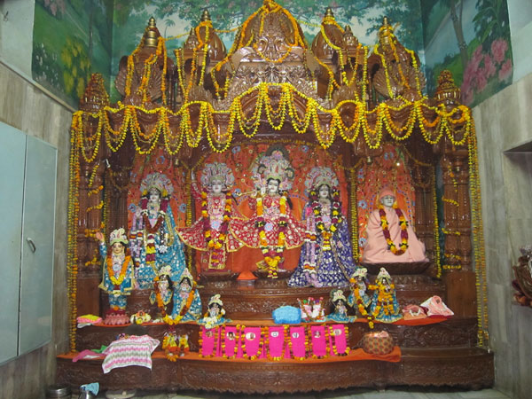 Sri Sri Radha Vinode-bihariji and Sri Vrinda devi