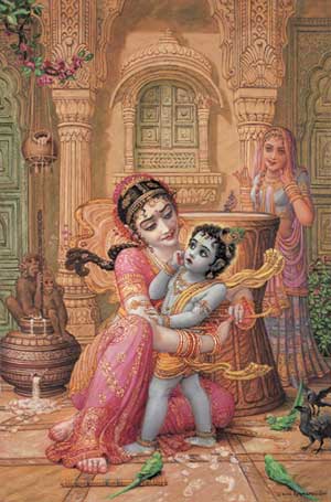 Mother Yasoda and Damodara