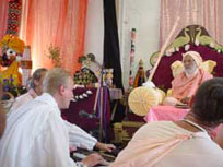 Srila Maharaja preaching in Berlin 