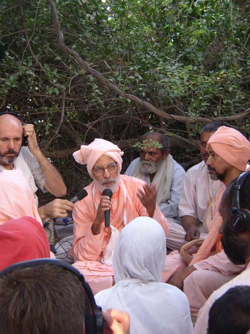 Srila Maharaja at Maan Sarovara, 2003