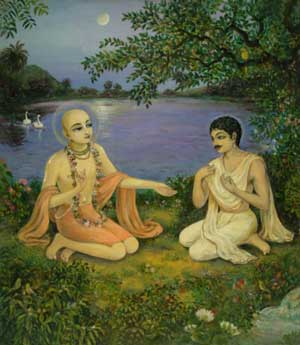 Sri Caitanya Mahaprabhu and Srila Raya Ramananda