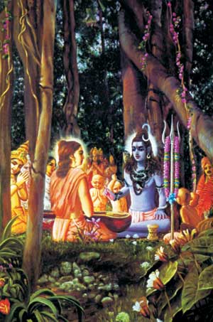 Sri Narada Muni and Lord Siva