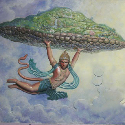 Hanuman lift Govardhan