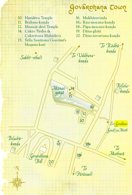 Govardhan map