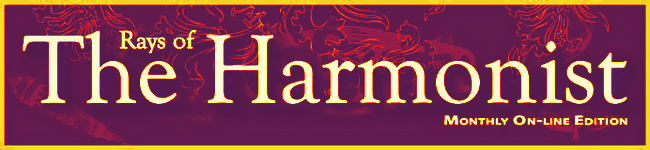 Rays of The Harmonist On-Line Edition