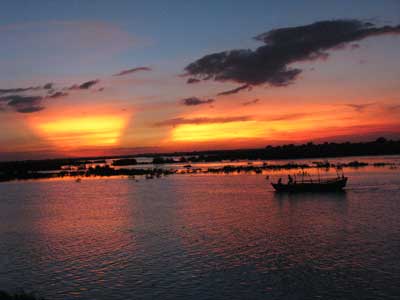 Sunset on Yamuna